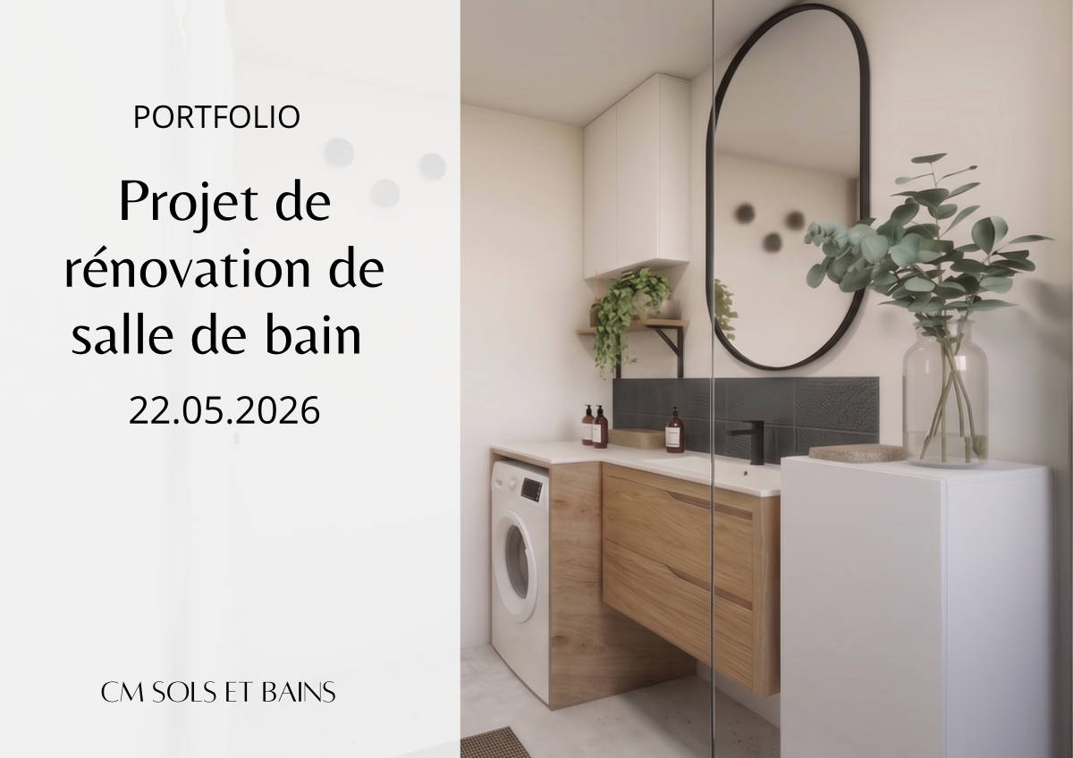 Conception 3D - Rénovation de salle de bain